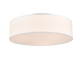 Milan 3 Light Flush Mount 4.75 Inch Tall and 15 Inch Wide by DVI - DVP5348