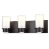 Essex 3 Light Bath Vanity 7.5 Inch Tall and 21.25 Inch Wide by DVI - DVP9043