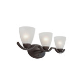 Rollie 3 Light Vanity Light by Forte - 5081-03
