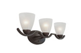 Rollie 3 Light Vanity Light by Forte - 5081-03