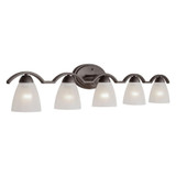 5 Light Vanity Light by Forte - 5081-05