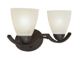 Rollie 2 Light Vanity Light by Forte - 5081-02