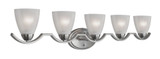5 Light Vanity Light by Forte - 5081-05