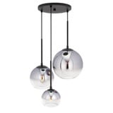 Callisto 3 Light Medium Pendant 18 Inch Tall by Forte - 2759-03