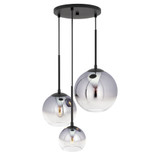 Callisto 3 Light Medium Pendant 18 Inch Tall by Forte - 2759-03