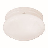 Button 1 Light 9.5 Inch Wide Flush Mount by Forte - 20011-01