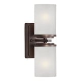 Duo 2 Light Wall Sconce by Forte - 2424-02