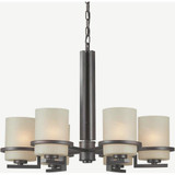 Halo 6 Light Large Chandelier by Forte - 2405-06