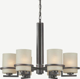 Halo 6 Light Large Chandelier by Forte - 2405-06
