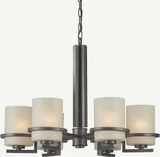 Halo 6 Light Large Chandelier by Forte - 2405-06