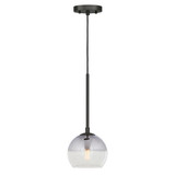 Callisto 1 Light Small Pendant 15 Inch Tall by Forte - 2751-01