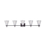 Cyndy 5 Light Vanity Light by Forte - 5132-05