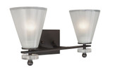 Cyndy 2 Light Vanity Light by Forte - 5132-02