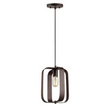 Celeste 1 Light Small Cord Hung Pendant by Forte - 2640-01