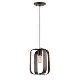 Celeste 1 Light Small Cord Hung Pendant by Forte - 2640-01
