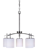 Faya 5 Light Medium Chandelier by Forte 2635-05 - 2635-05