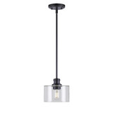 Zane 1 Light Small Pendant by Forte - 2748-01