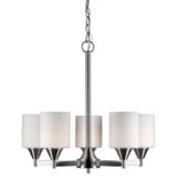 Vos 5 Light Medium Chandelier by Forte - 2643-05