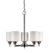 Vos 5 Light Medium Chandelier by Forte - 2643-05