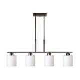 Fiona 4 Light Mini Island Pendant by Forte - 2664-04