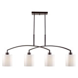 Shanti 4 Light Small Island Pendant by Forte - 2683-04