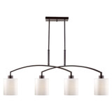 Shanti 4 Light Small Island Pendant by Forte - 2683-04