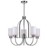 Tama 5 Light Medium Chandelier by Forte - 2738-05
