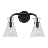 Beaker 2 Light Vanity Light by Forte - 5733-02