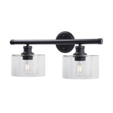 Zane 2 Light Vanity Light by Forte - 5748-02