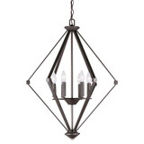 Eddy 6 Light Large Foyer Pendant by Forte - 7062-06