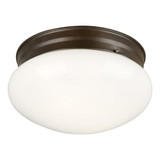 Button 1 Light 7.5 Inch Wide Flush Mount by Forte - 6002-01