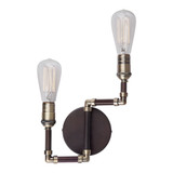 Uccelo 2 Light Wall Sconce by Forte - 7064-02
