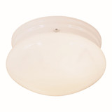 Button 1 Light 7.5 Inch Wide Flush Mount by Forte - 6002-01