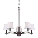 Eathan 5 Light Medium Chandelier by Forte - 7078-05