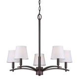Eathan 5 Light Medium Chandelier by Forte - 7078-05