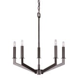 Taj 5 Light Medium Chandelier by Forte - 7085-05