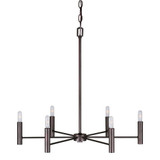 Gabe 6 Light Medium Chandelier by Forte - 7080-06