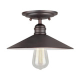 Ori 1 Light 10 Inch Wide Semi Flush Mount by Forte - 7259-01