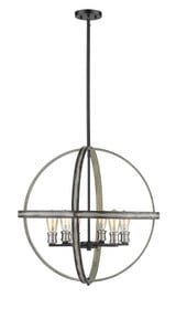 Kirkland 6 Light Pendant 26 Inches Wide by 25.75 Inches High by Z-Lite - 472S
