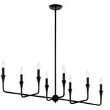 Alvaro 8 Light Candle Style Linear Chandelier by Kichler - 52693