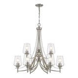 Joliet 9 Light Chandelier 31 Inch Wide by 31.5 Inch High by Z-Lite - 473-9