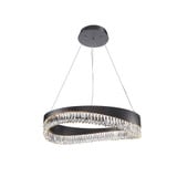 Venosa 41W 1 LED Large Round Chandelier 7 Inch and 33 Inch Wide by Kanova - KCH1101R-33