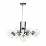 Parsons 9 Light Chandelier 32 Inch Wide by 97.75 Inch High by Z-Lite - 477-9MB