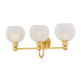 Jerica 3 Light Bath Vanity 10.75 Inch Tall and 24.5 Inch Wide by Mitzi - H1019303