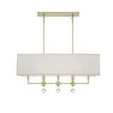 Paxton 8 Light Oversized Linear Chandelier by Crystorama - 8109