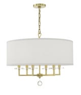 Paxton 6 Light Medium Chandelier by Crystorama - 8116