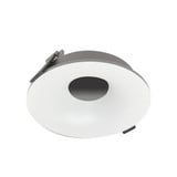 Iolite 12W LED 4 Inches Can less Square Bullnose Trim by Nora  - NIOC-4RN