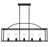 Palladian 5 Light Linear Chandelier by Savoy House - 1-190-5