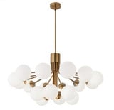 Amanda 18 Light Oversized 2 Tier Chandelier by Dainolite - AMA-3618