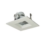 4 Inch Square Regressed Adjustable Reflector for Round Housing by Nora  - NL-4857